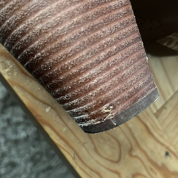 EUC Jessica Simpson Cognac Butterfly Caralee Boots 8.5 - Picture 6 of 7